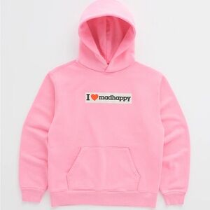 Sachet Pink I Heart Mad Happy Hoodie